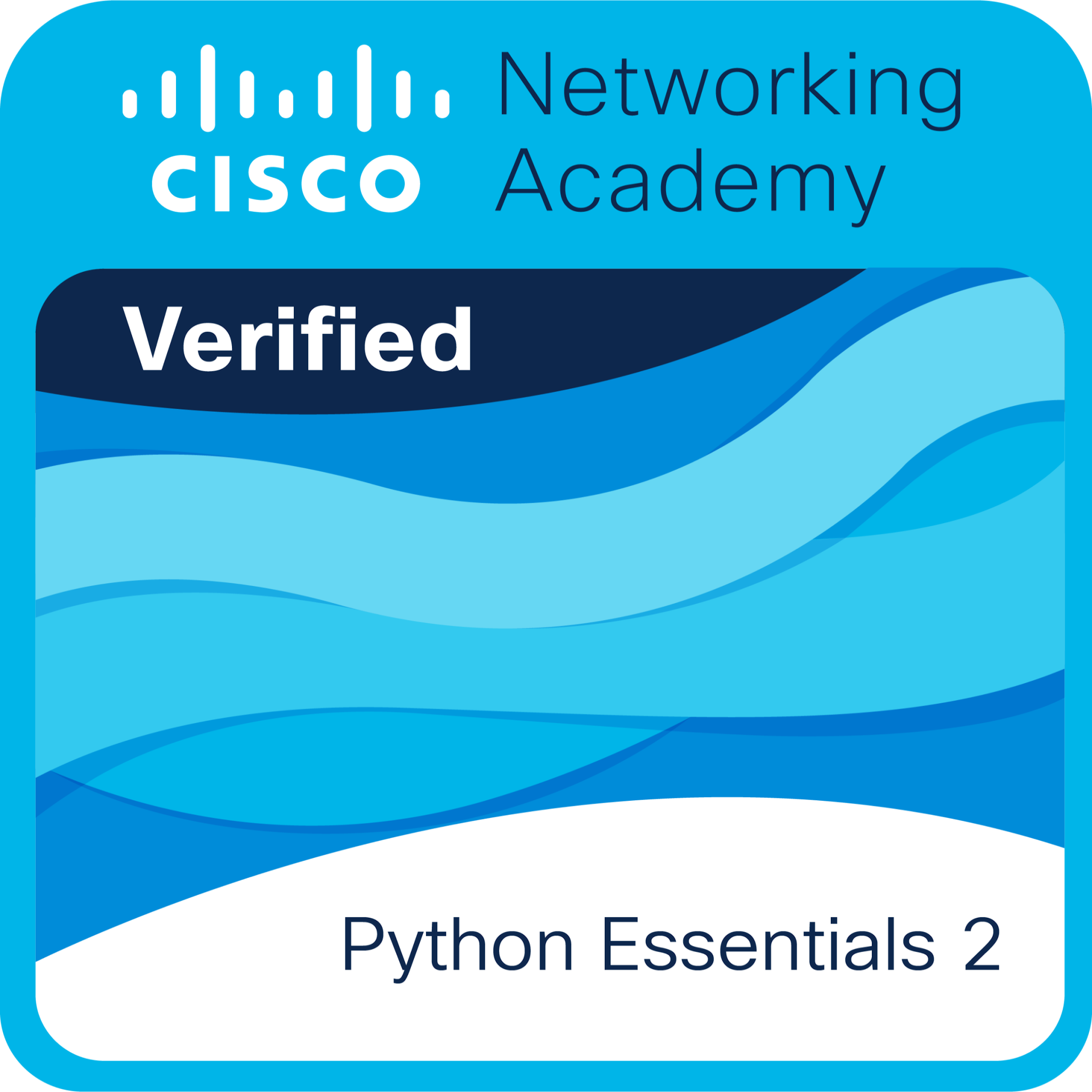 Python Essentials 2 badge